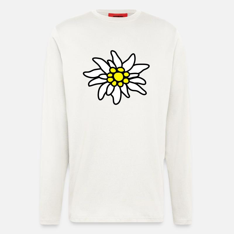 Edelweiß (c) - Longsleeve - made by SPREAD  - OFF WHITE