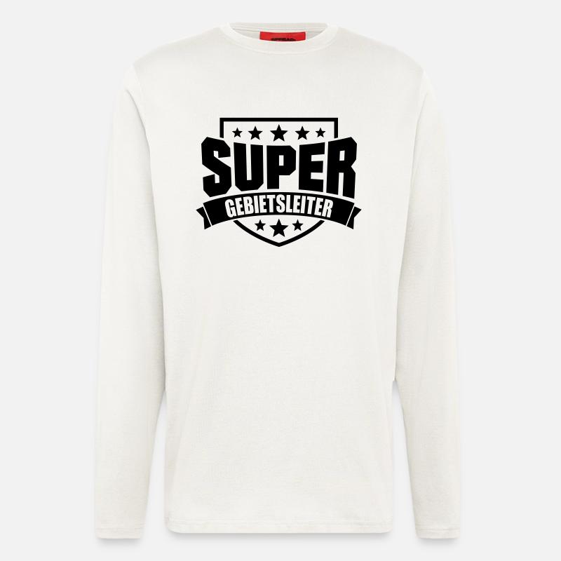 Super Gebietsleiter - Langarmshirt - made by SPREAD  - OFF WHITE