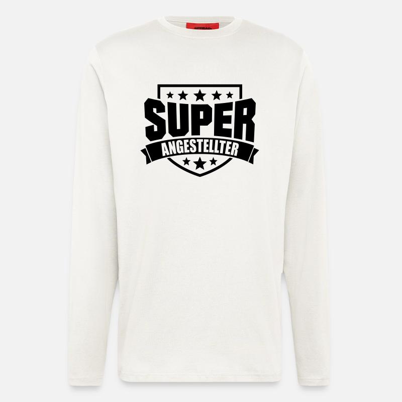Super Angestellter - Langarmshirt - made by SPREAD  - OFF WHITE