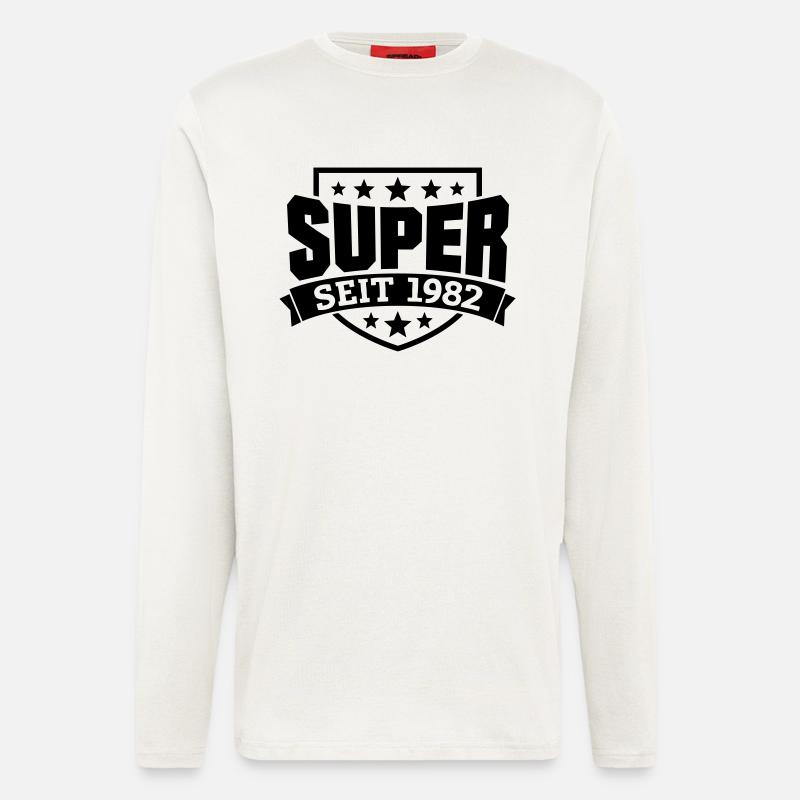 Super seit 1982 - Langarmshirt - made by SPREAD  - OFF WHITE