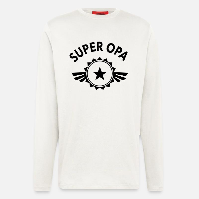Super Opa - Langarmshirt - made by SPREAD  - OFF WHITE