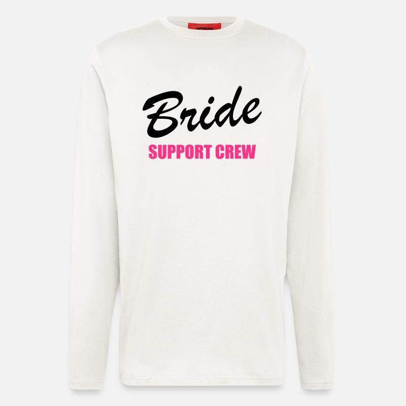 Bride Support Crew 2clr - Longsleeve - made by SPREAD  - OFF WHITE