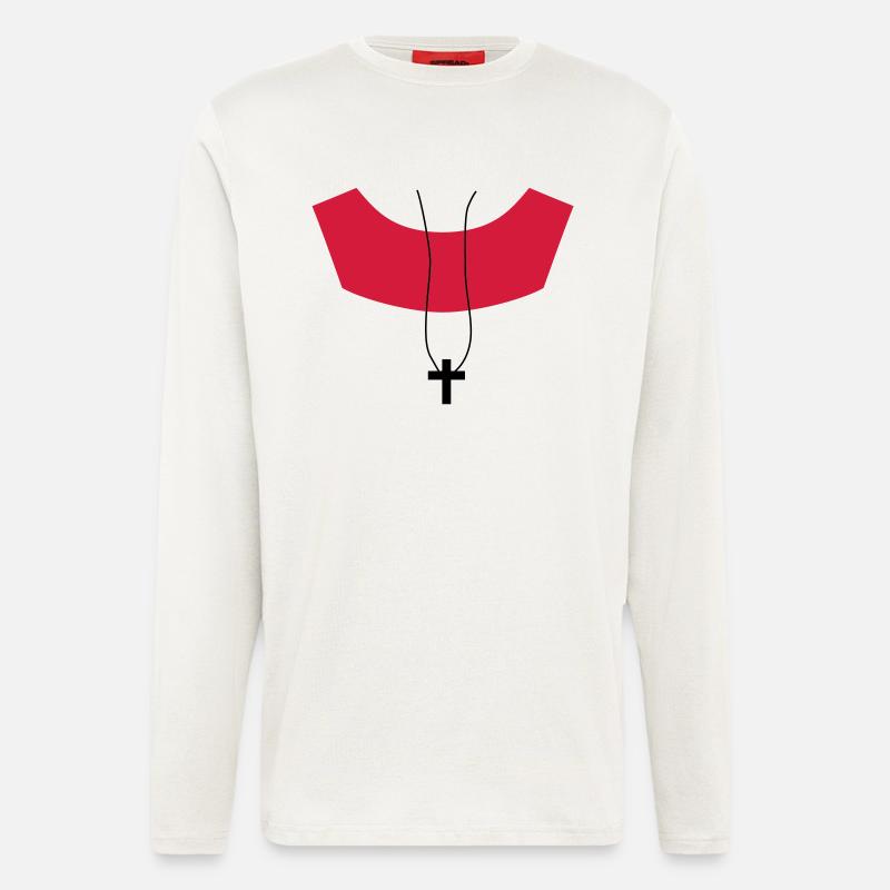 Ministrant Messdiener - Langarmshirt - made by SPREAD  - OFF WHITE