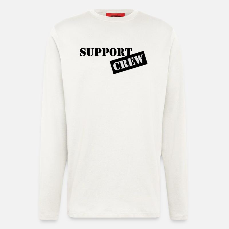 support crew - Langarmshirt - made by SPREAD  - OFF WHITE