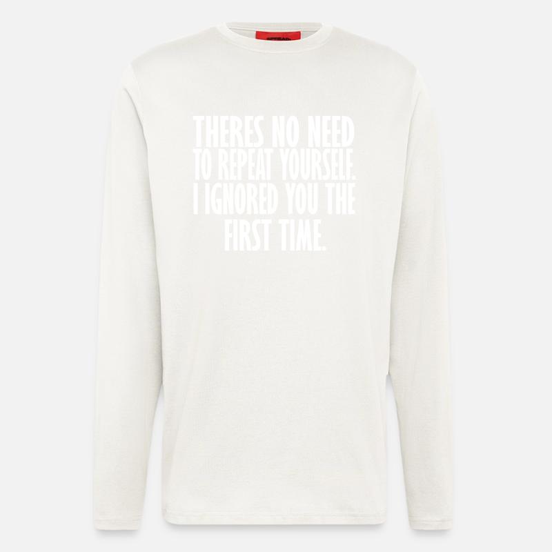 lustig t - Langarmshirt - made by SPREAD  - OFF WHITE