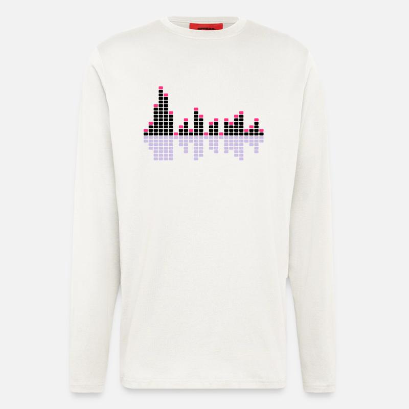 Equalizer1 3C. - Manches longues bio décontracté fabriqué en UE - OFF WHITE