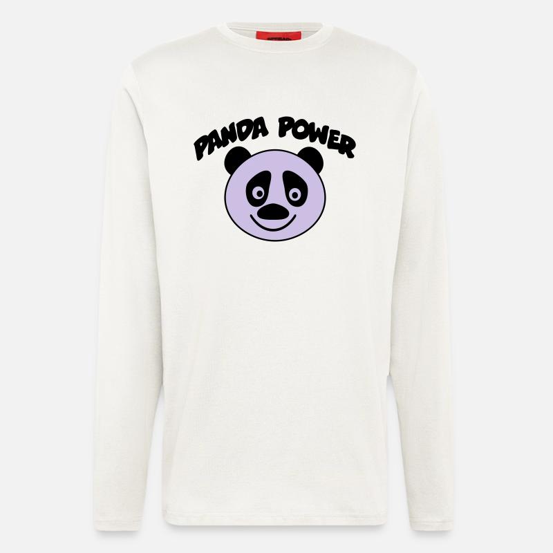 panda - Langarmshirt - made by SPREAD - OFF WHITE