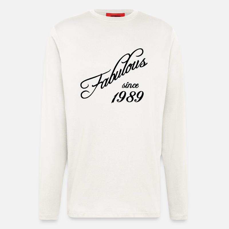Fabulous since 1989 - Manches longues bio décontracté fabriqué en UE - OFF WHITE