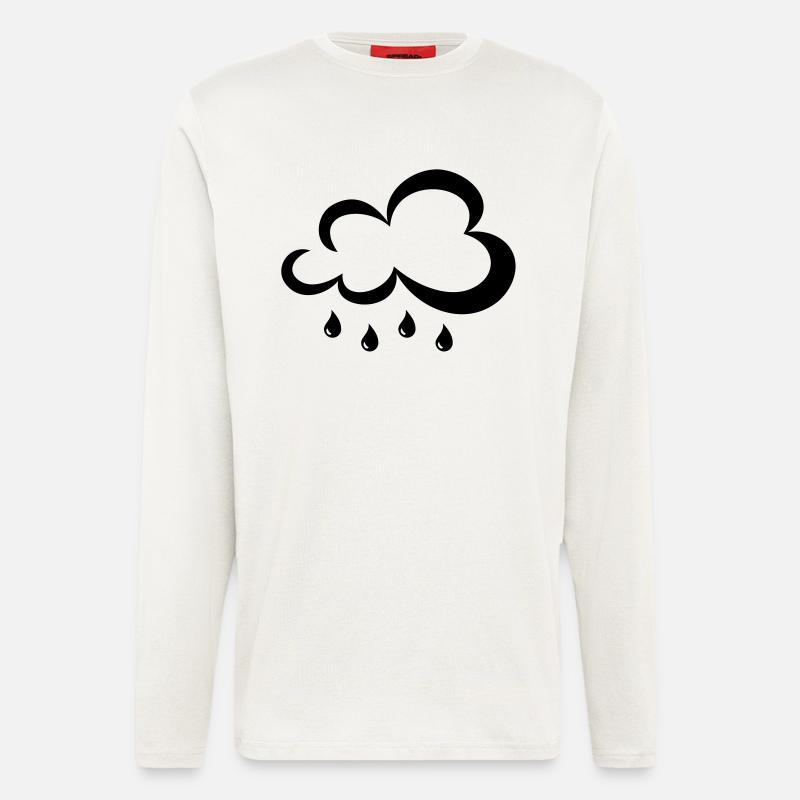 Rain cloud - Longsleeve - made by SPREAD  - OFF WHITE