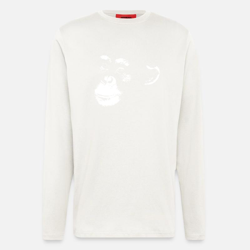 Schimpanse - Chimp - Chimpanzee - Langarmshirt - made by SPREAD - OFF WHITE