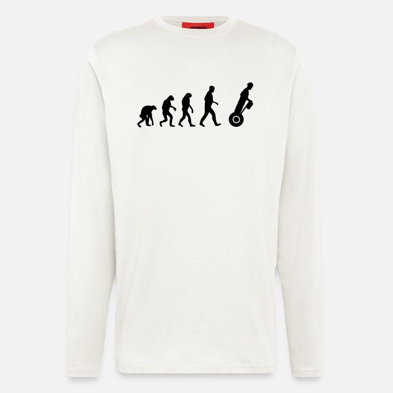 segway evolution - Langarmshirt - made by SPREAD  - OFF WHITE