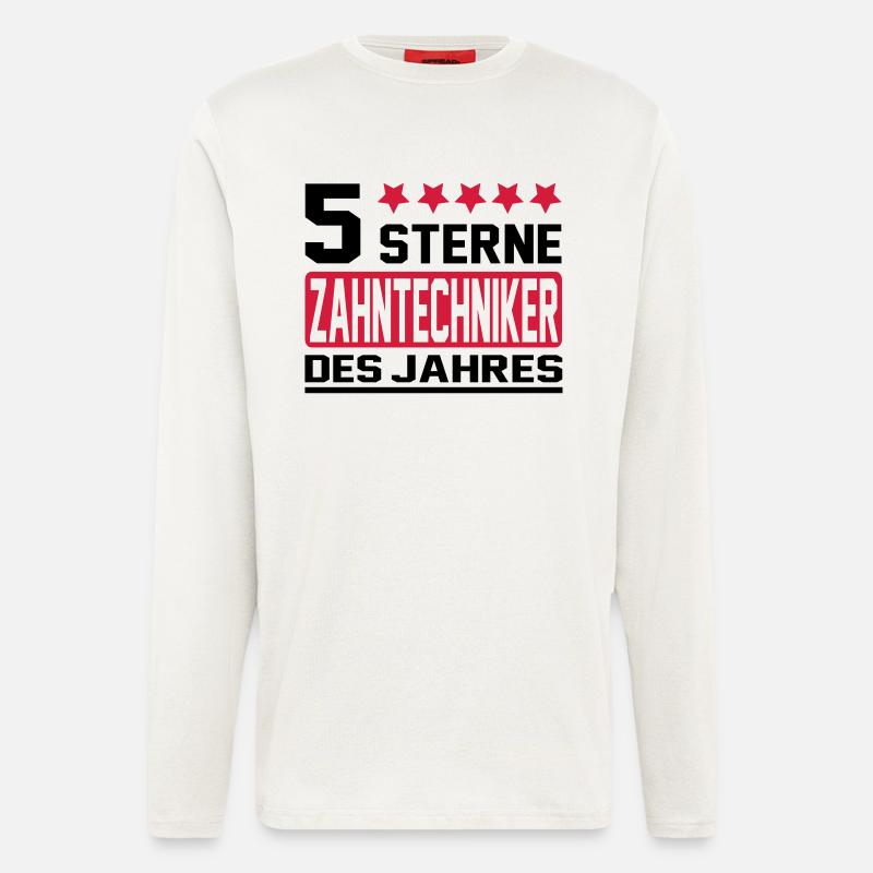 zahntechniker - Langarmshirt - made by SPREAD  - OFF WHITE