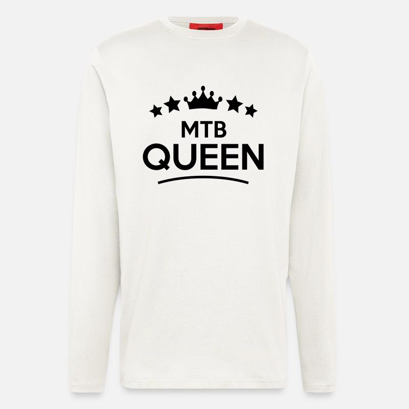 mtb queen stars - Langarmshirt - made by SPREAD  - OFF WHITE