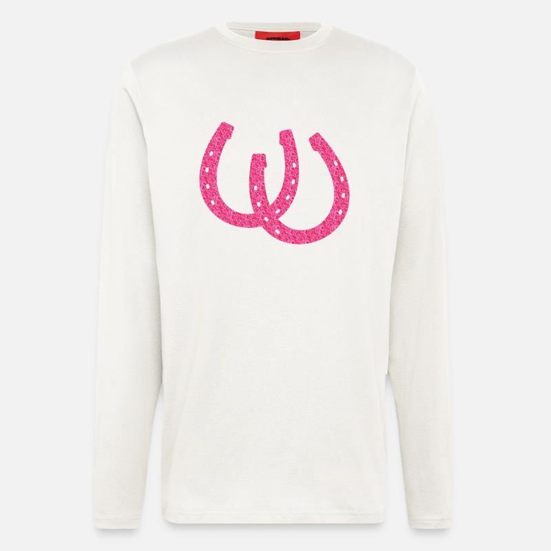 sparkling horseshoes - Longsleeve - made by SPREAD  - OFF WHITE