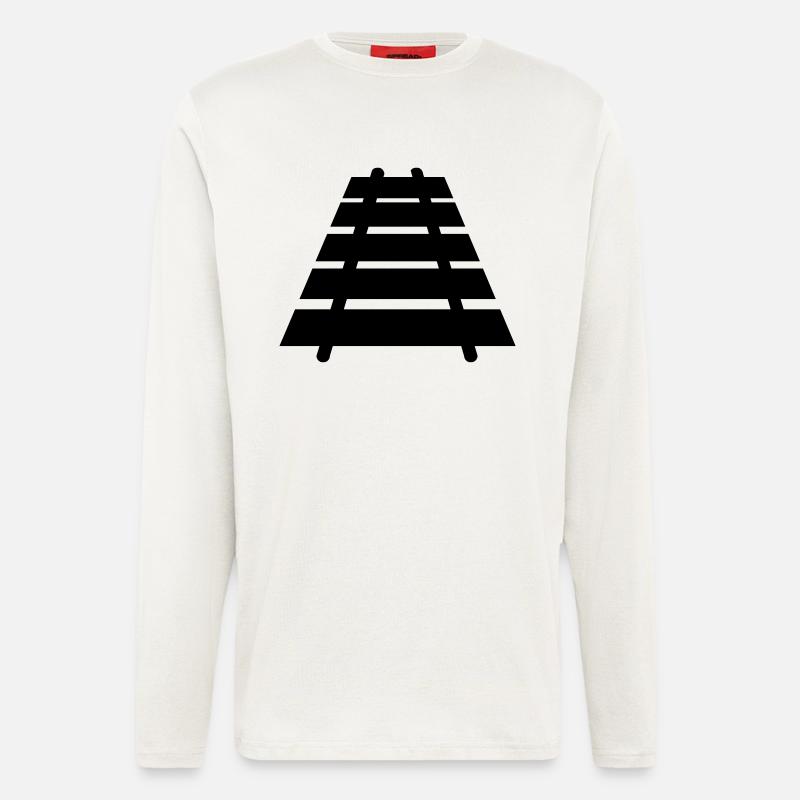Schiene - Langarmshirt - made by SPREAD  - OFF WHITE