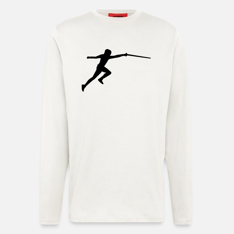 Fechten - Langarmshirt - made by SPREAD  - OFF WHITE