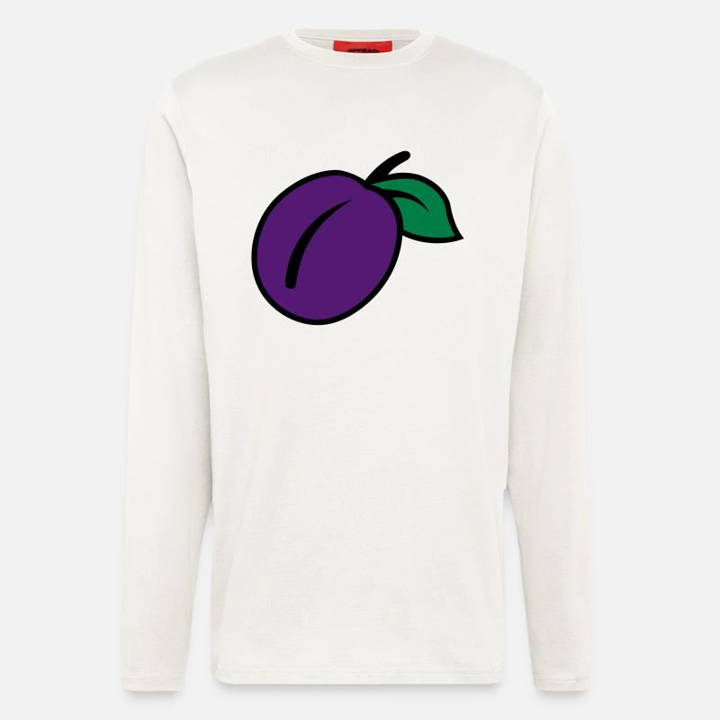 Pflaume - Langarmshirt - made by SPREAD  - OFF WHITE