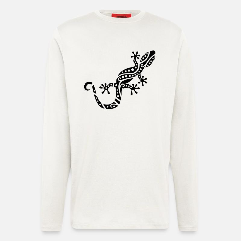 Gecko - Langarmshirt - made by SPREAD  - OFF WHITE
