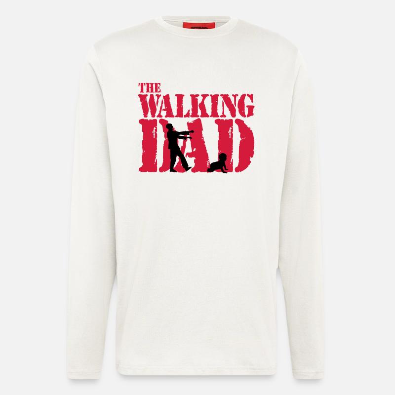WALKING DAD - Langarmshirt - made by SPREAD  - OFF WHITE