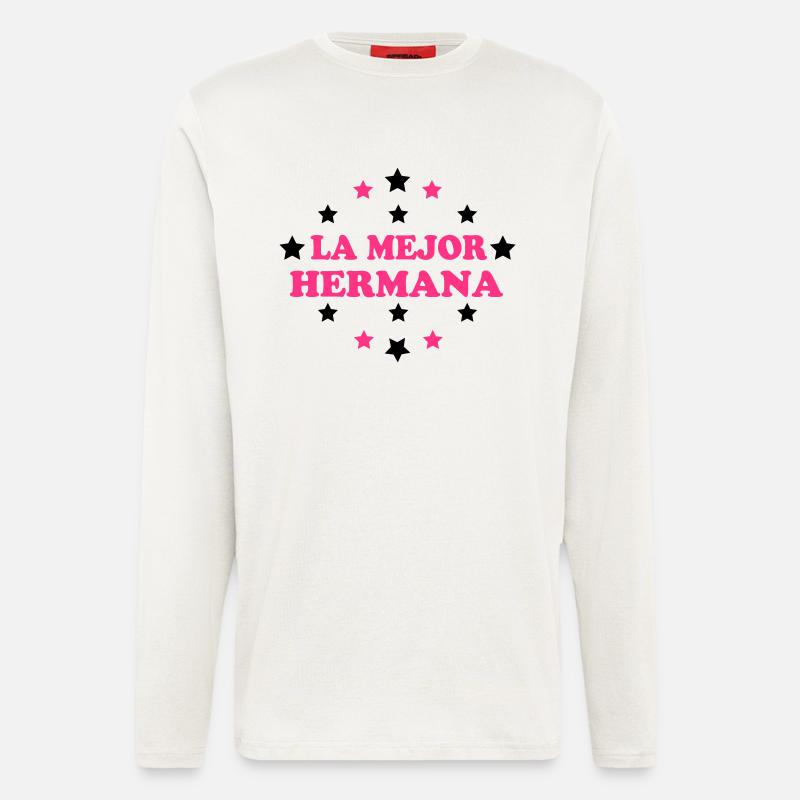 La mejor hermana - Longsleeve - made by SPREAD  - OFF WHITE