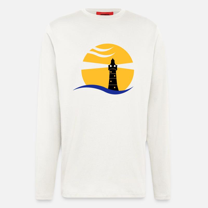 leuchtturm_02 - Longsleeve - made by SPREAD  - OFF WHITE