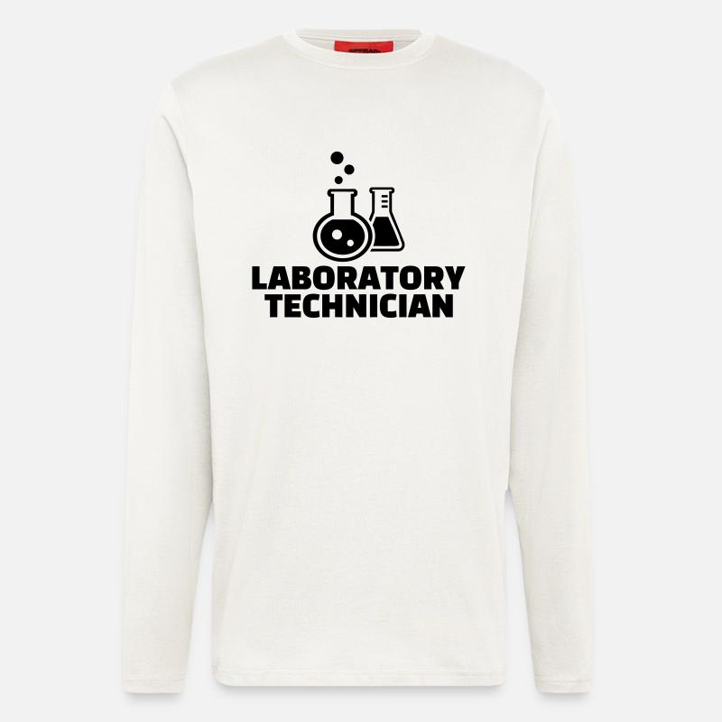 Laboratory technician - Longsleeve - made by SPREAD  - OFF WHITE
