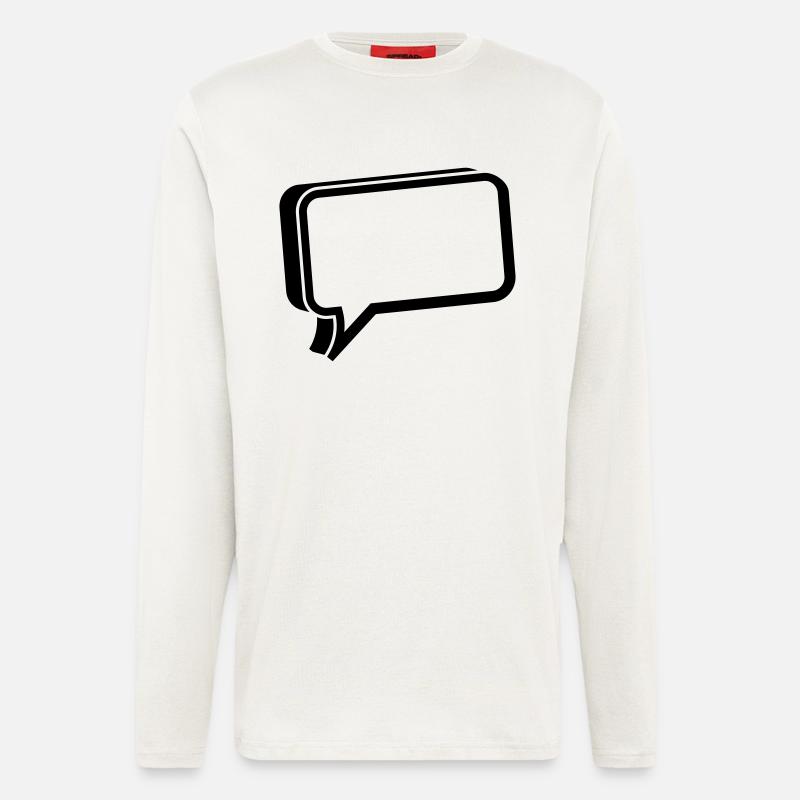 bubble chat - Longsleeve - made by SPREAD  - OFF WHITE