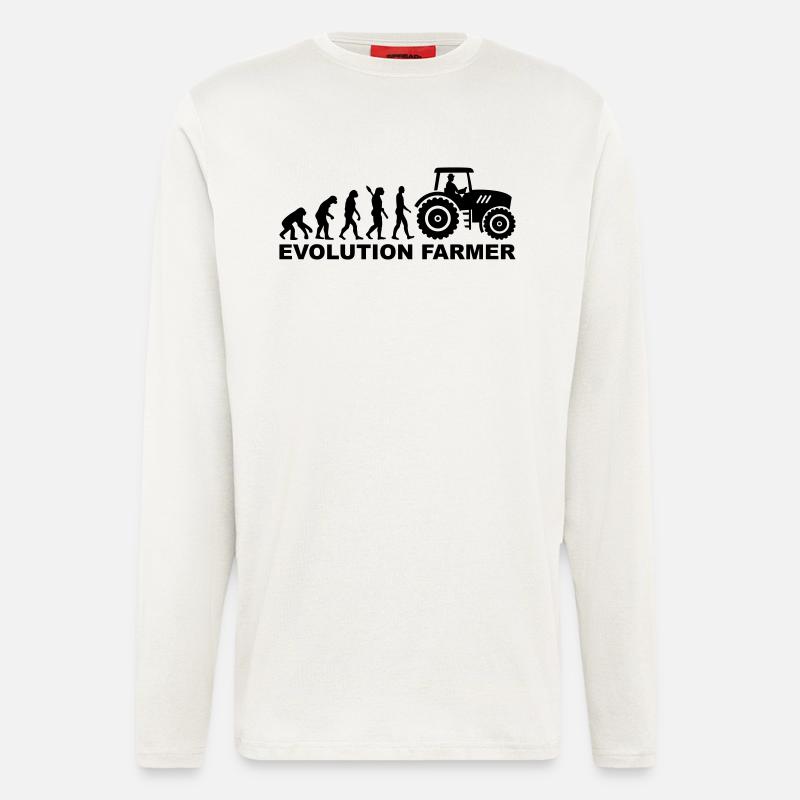 Farmer - Longsleeve - made by SPREAD  - OFF WHITE