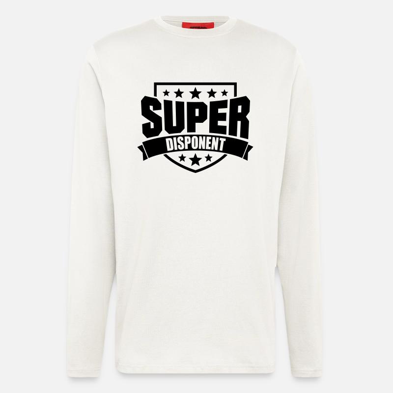 Super Disponent - Langarmshirt - made by SPREAD  - OFF WHITE