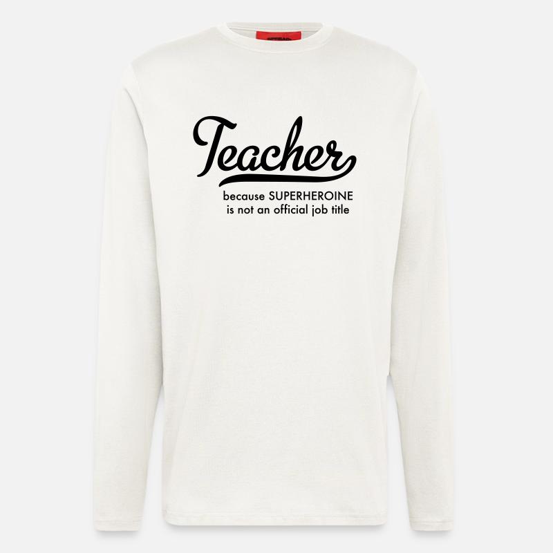 Lehrerin - Langarmshirt - made by SPREAD  - OFF WHITE