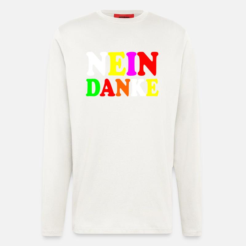 Nein danke - Langarmshirt - made by SPREAD  - OFF WHITE