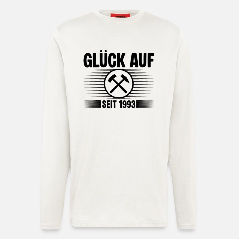 Glueck auf seit 1993 - Langarmshirt - made by SPREAD  - OFF WHITE