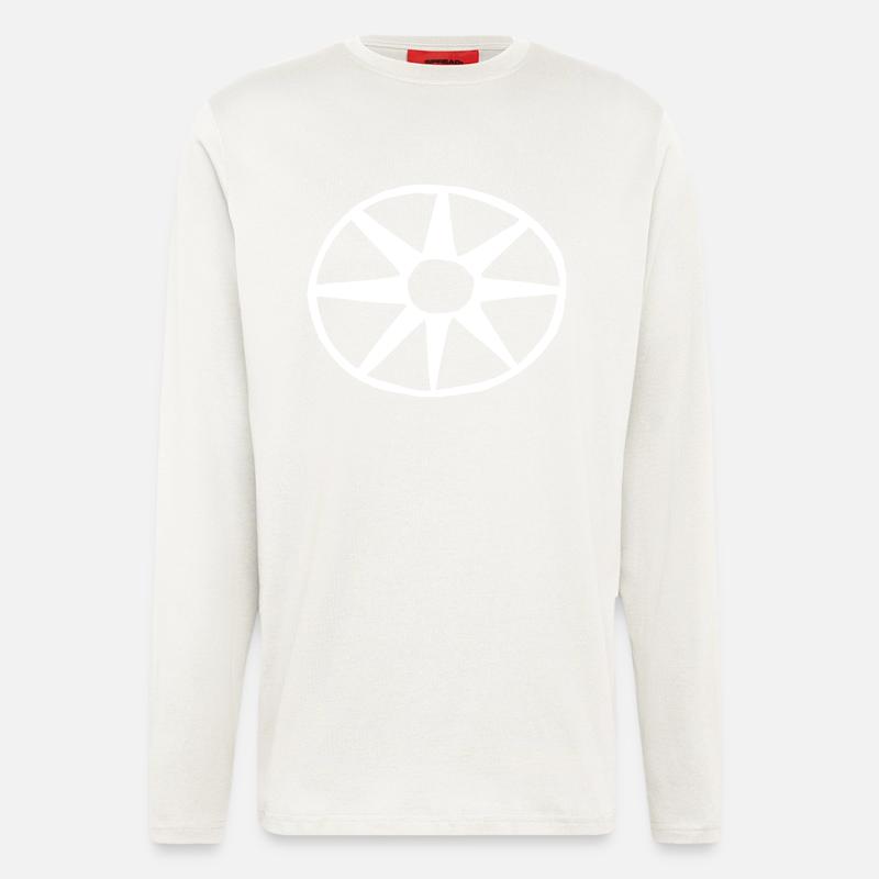 circle - Wheel - Vector graphic - Langarmshirt - made by SPREAD  - OFF WHITE