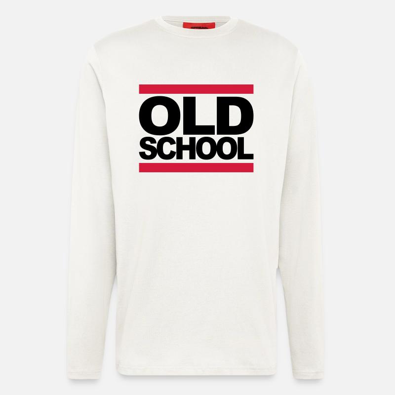 oldschool_2c - Langarmshirt - made by SPREAD - OFF WHITE