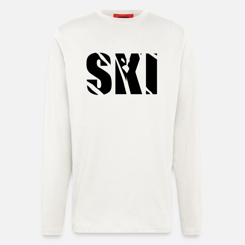 ski - Langarmshirt - made by SPREAD  - OFF WHITE