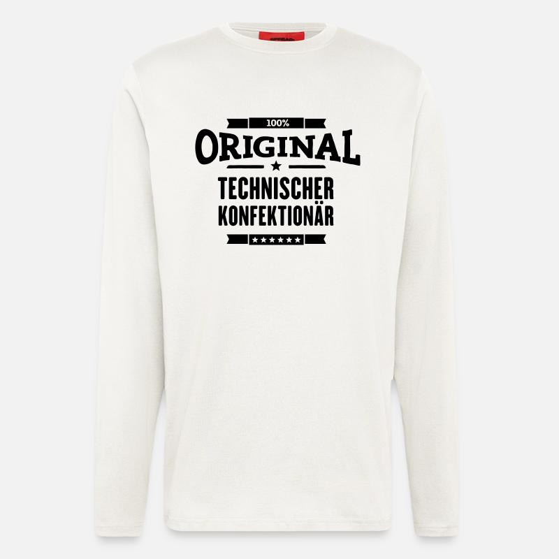 Technischer Konfektionär - Langarmshirt - made by SPREAD  - OFF WHITE