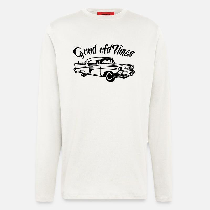 Everything was better - the good old days! - Longsleeve - made by SPREAD - OFF WHITE