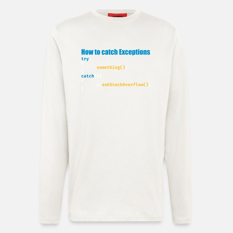 Programmierer, Software, Informatik, Developer - Langarmshirt - made by SPREAD  - OFF WHITE