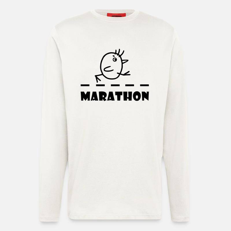 Marathon - Langarmshirt - made by SPREAD  - OFF WHITE