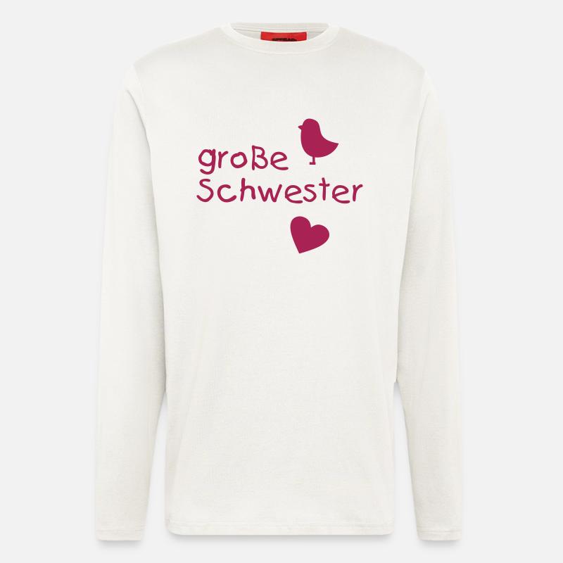 Große Schwester - Langarmshirt - made by SPREAD  - OFF WHITE