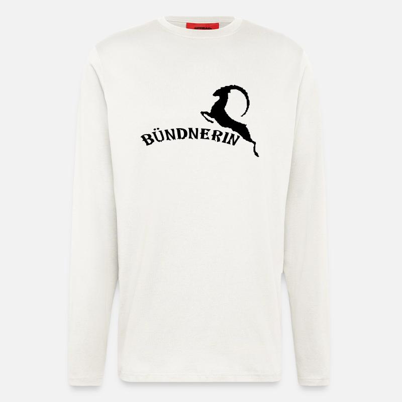 Bündnerin - Langarmshirt - made by SPREAD  - OFF WHITE