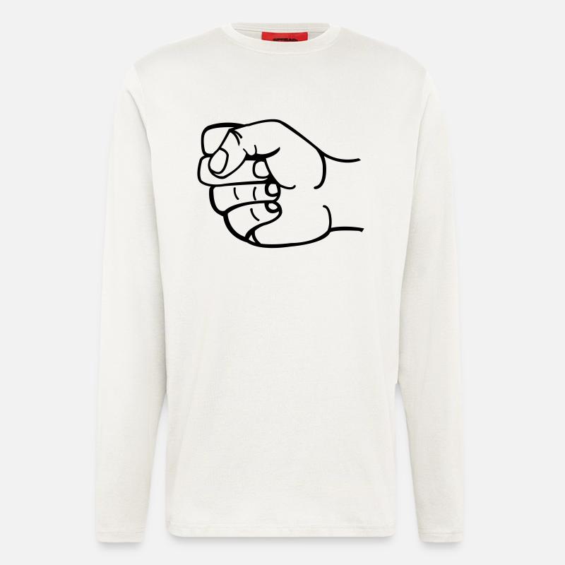 faust1 - Langarmshirt - made by SPREAD  - OFF WHITE