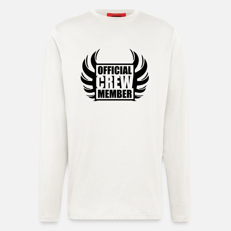 Official Crew Member Design - Longsleeve - made by SPREAD - OFF WHITE