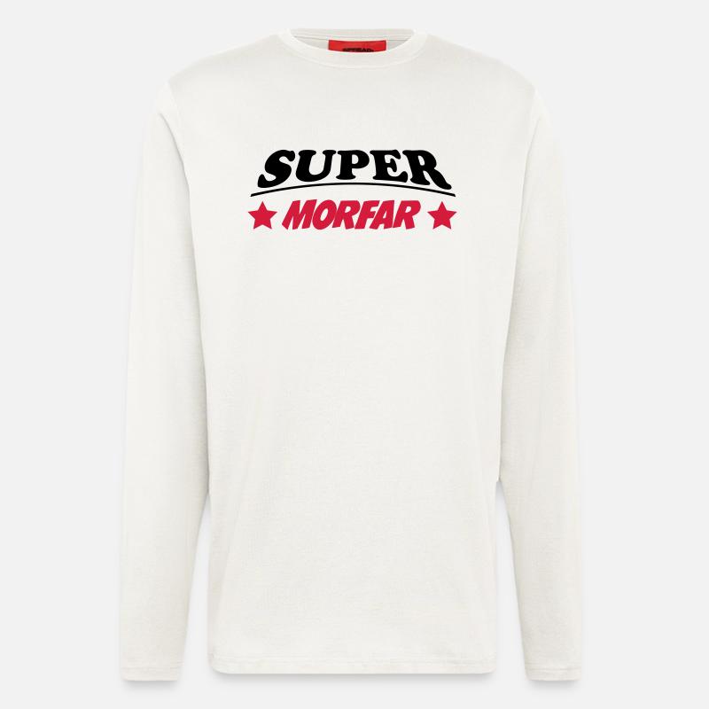 Super morfar 111 - Langarmshirt - made by SPREAD - OFF WHITE
