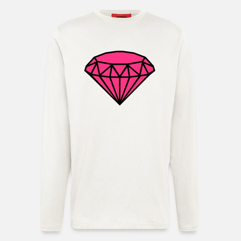 Diamant - Langarmshirt - made by SPREAD  - OFF WHITE