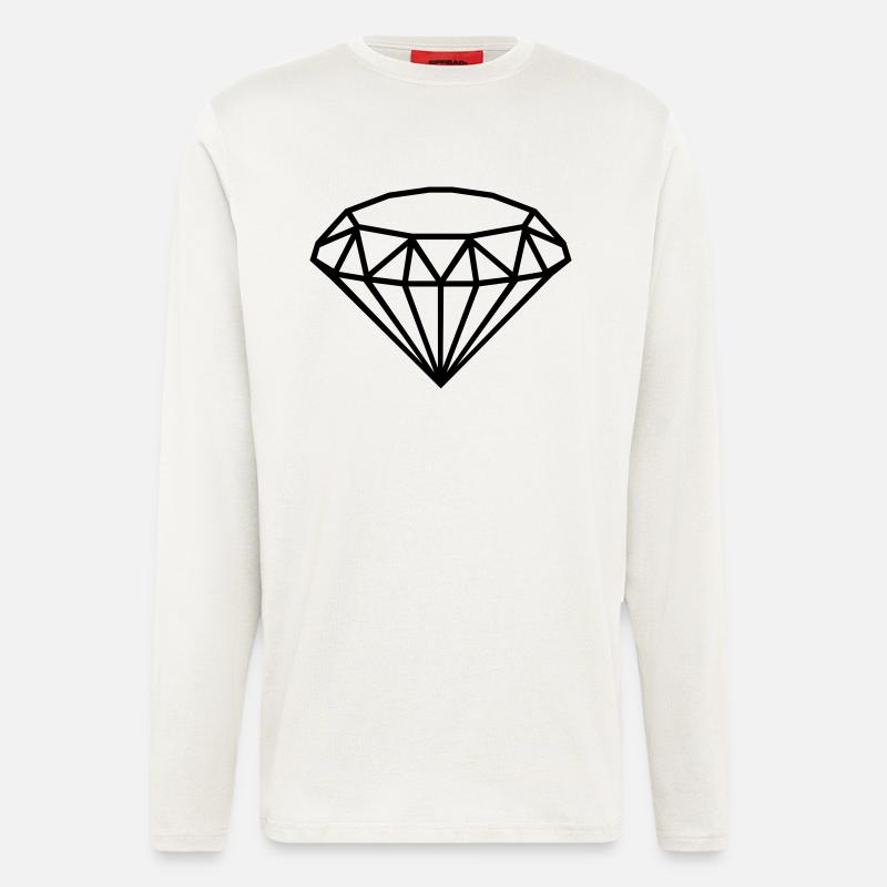 Diamant - Langarmshirt - made by SPREAD  - OFF WHITE