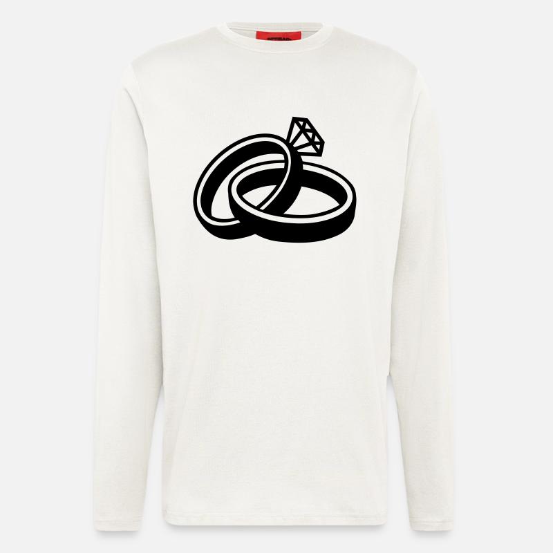 Ringe - Langarmshirt - made by SPREAD  - OFF WHITE