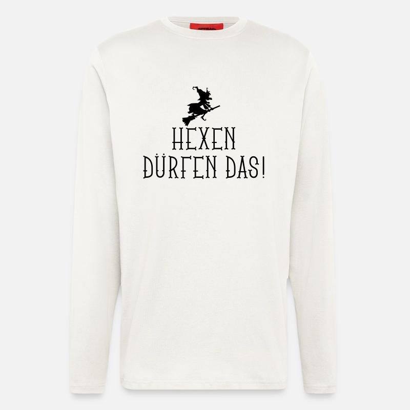 hexen_duerfen_das_12_2016_01_1c - Langarmshirt - made by SPREAD  - OFF WHITE