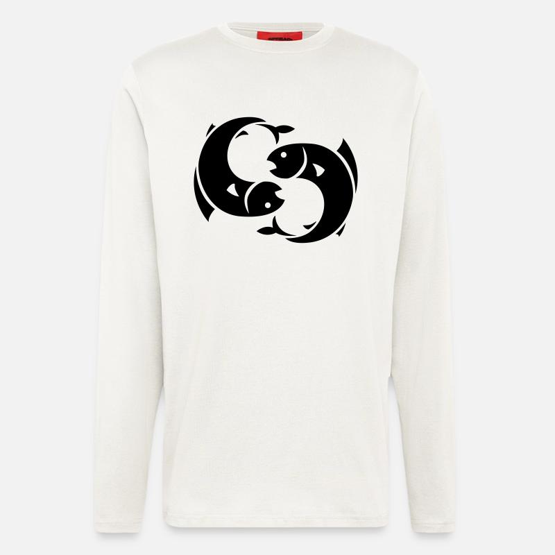 Fisch - Langarmshirt - made by SPREAD  - OFF WHITE