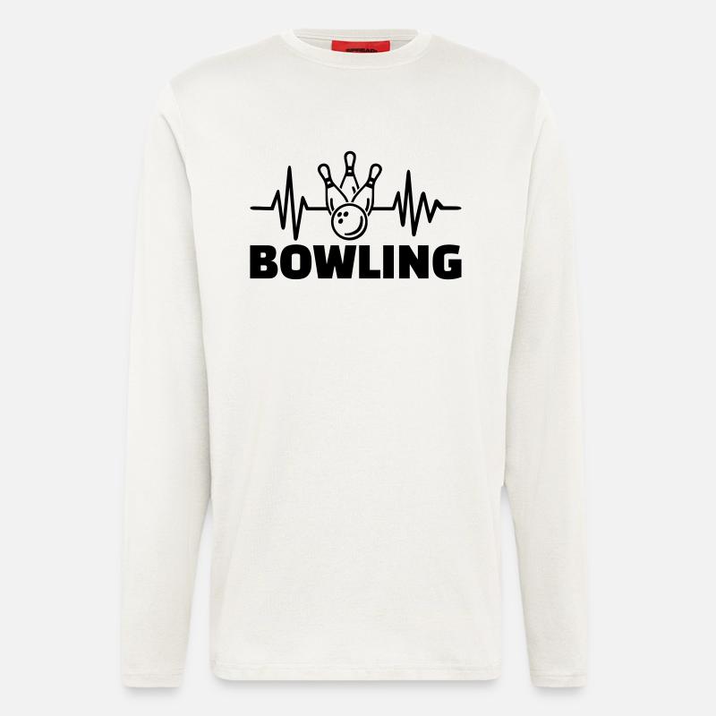 Bowling - Langarmshirt - made by SPREAD  - OFF WHITE
